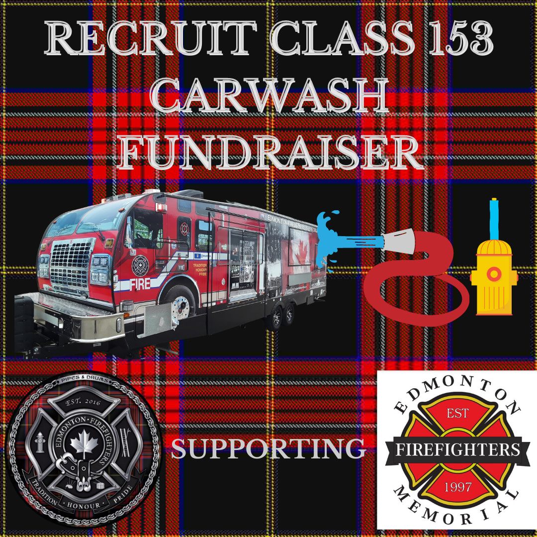 EFRS Recruit Class 153 are holding a car wash fundraiser in support of 2 great charities. 